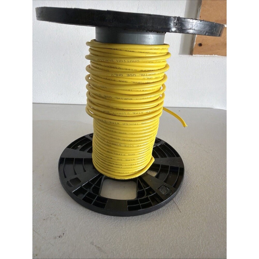 500' Yellow Kris Tech #10 AWG PE Tracer Wire (S1CW)